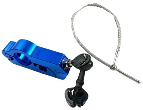 Motorcycle Handlebar Lock Motorcykelstyre Hjälmlås Stöldskyddsbromshandtag som imiterar stjäl