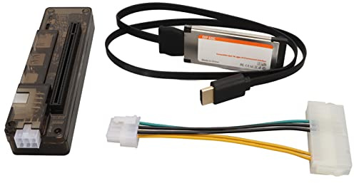 Yanmis Dock per Scheda Video Esterna per Laptop EXP GDC, Supporto PCIe X16, Uscita Interfaccia 6 Pin/8 Pin, per XP/7/8/8.1 e, Docking Station Grafica Indipendente