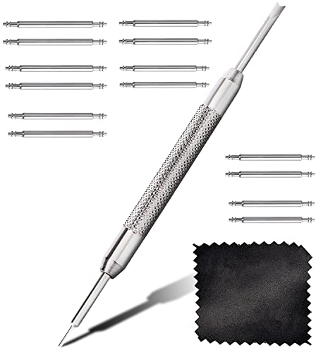 Uhrenwerkzeug Uhrmacherwerkzeug Set, Uhrenarmband Werkzeug Reparaturset mit Federstegwerkzeug/Stifte