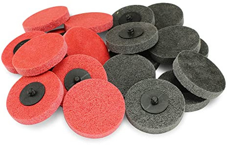 BHA Surface Preparation Quick Change Discs, 3 Inch - 10 Pack (Grey (Ultra Fine))
