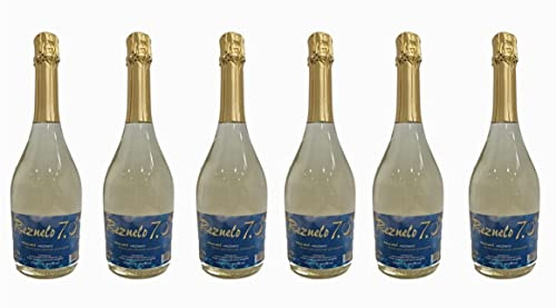 Caja de 6 Botellas de vino Rezuelo 7.0 moscatel parcialmente fermentado. Moscatel frizzante