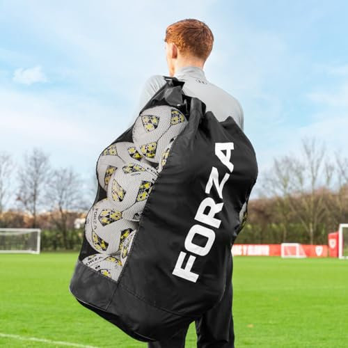 FORZA Jumbo Balltasche [20+ Bälle Kapazität] - Fußball, Handball, Basketball