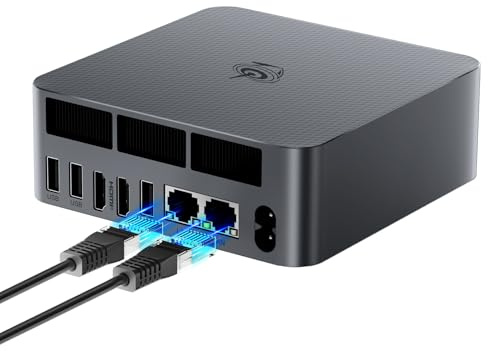 Beelink Mini PC EQi13, Intel Core i5 13420H (8C/12T, bis zu 4,6GHz) | 16GB LPDDR5 RAM 500GB M.2 PCIe4.0 SSD, 4K Dual HDMI/Dual Gigabit Ethernet/WiFi 6/BT5.2/Office Mini Computer Win11 Pro