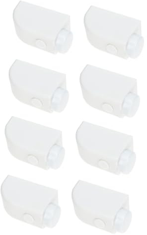 HEMOTON 8 Pièces Bouchon de fenêtre verrou porte barre de sécurité pour porte coulissante en verre serrure de porte enfant limiteur de fenêtre loquet de sécurité pour portes coulissantes