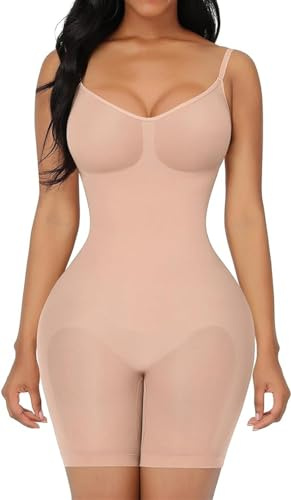 Ronronner Body Moldeador Mujer Shapewear Control de Abdomen Bodysuit Body Shaper Reductor Invisible Posparto Shaper Barriga Levanta Glúteos Entrenador Bodysuit