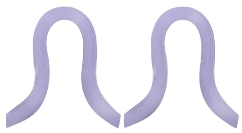 PATIKIL 240 Stück Quilling-Streifen Papier, 3mm x 39cm Origami-Papier Quilling-Kits für Erwachsene Anfänger Kunst DIY Handwerk Weihnachten, Hellviolett