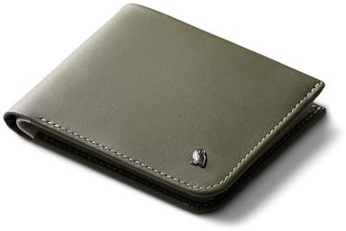 Bellroy Hide & Seek – schlanke Lederbörse, optional RFID-Schutz (max. 12 Karten und Scheine) - Willow