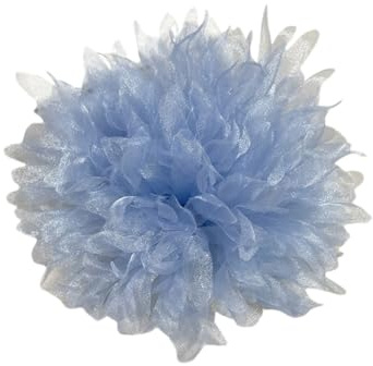 Asudaro Blombrosch nålblomma, 1/4 st handgjord stor tygbrosch stor tygnål retro knappblomma för kvinnor, tillbehör till broscher, 1PCS, Halsduk