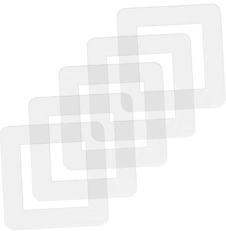 AUTSUPPL 5stücke Acrylabdeckung Für Steckdose Lichtabdeckplatte Acryl-wanddekor Steckdosen-wandplatte Dekorative Lichtschalterumrandung Schutzabdeckung Für Steckdose Acryl-steckdosenabdecku