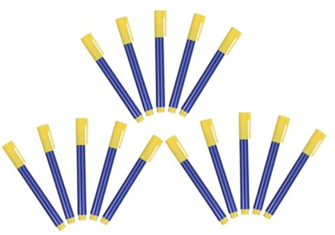 Housoutil 15pcs Currency Verification Pens: Universal Counterfeit Money Tester Pen for Bank Retail Store Supermarket and Business Use