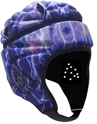 Gralara Casco da Rugby per Bambini, Berretto Protettivo da Rugby, Berretto da Mischia Traspirante, Caschetto da Rugby, Casco da Football per Esigenze Speciali, Stile c