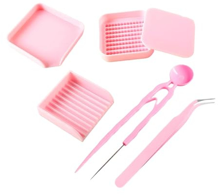 Fenteer Kit de Bandeja para Manualidades con Cuentas fusibles, Herramientas de clasificación para Mejorar destreza Manual, Juego de Herramientas para