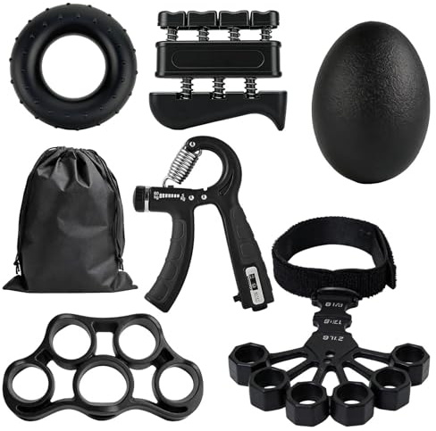 7 Pièces Grip Musculation Avant Bras Balle Main Entraînement