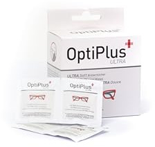 Optiplus Brillenputztücher mit Alkohol – 30 Stück – Ultra weich & fusselfrei – für alle Brillengläser, Displays, Kameraobjektive & elektronische Oberflächen – biologisch abbaubar aus Bambus