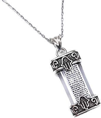 MYSTIC JEWELS by Dalia - Argent sterling 925 - Mézouza avec chaîne en argent