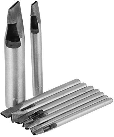 Acogedor Ovaler Lederstanzer, 2 mm Lederstanzer, neun Verschiedene Größen, für Schuhe, Taschen, Geldbörsen, Gürtel, handgefertigte Lederwaren