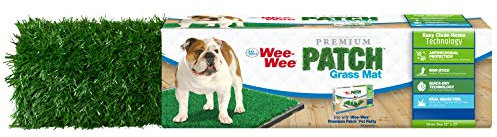 Four Paws Wee-Wee Premium Patch Indoor and Outdoor Pet Potty for Dogs l Dog Potty Training l Artificial Grass l Wee-Wee Patch