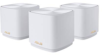 ASUS ZenWiFi XD4 AX Mini Sistema Mesh AX1800, 3 Pezzi, Connessione Veloce WiFi 6, Protezione Internet Per Tutti i Tuoi Dispositivi Integrata, Facile ed Intuitiva Gestione Tramite App, Bianco