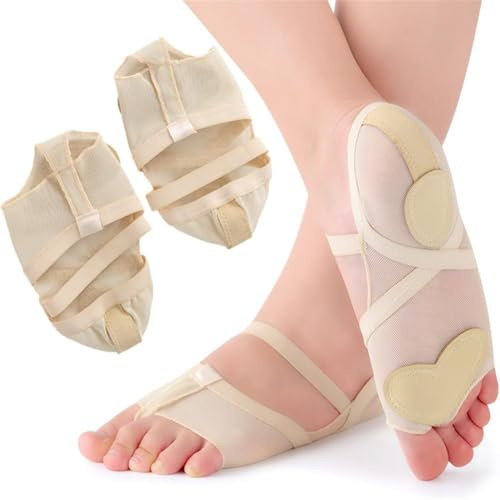 Leemiman Coussinets d'orteils pour danse du ventre pour femme (peau, taille S)