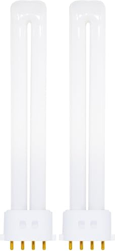 Satco S8369 4100K 13-Watt 2G7 Base T4 Twin 4-Pin Tube for Electronic and Dimming Ballasts (Pack of 2)