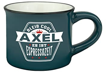 Persönliche Espresso Tasse - Axel |Steinzeug|50ml|