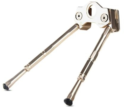 QiaoJun FahrradstäNder,Fahrrad SeitenstäNder Mountainbike-Straße Einstellbare Crank Fahrradständer Pedalhaltelager Einstellbare MTB Straßen-Fahrrad-Ständer Parkplatz Rack-Unterstützung(Color:Silver)