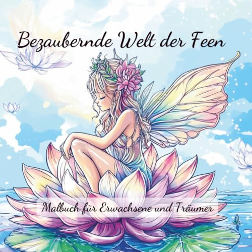 Bezaubernde Welt der Feen – Malbuch für Erwachsene und Träumer: 50 fantasievolle Illustrationen von Feen und Elfen für ein kreatives Ausmalerlebnis und zauberhafte Momente der Entspannung