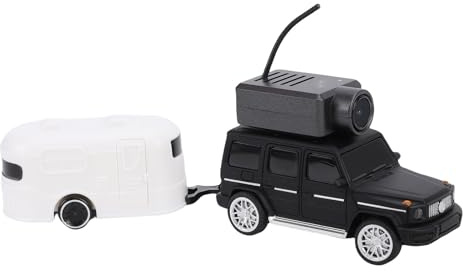 Fockety -RC -Auto mit HD -FPV -Kamera, 1:64 Fernbedienungs -Drift -Rennwagen mit Umgebungslichtern und 3 Geschwindigkeitsmodi für Innenrennen und Soziale Versammlungen