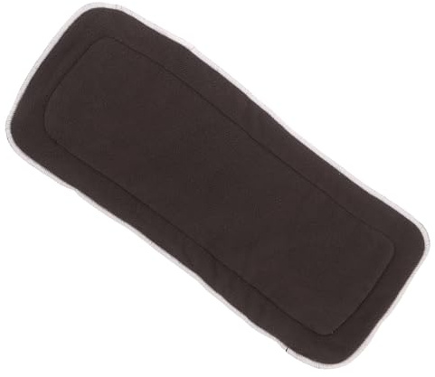 GLSTOY Reusable Adult Cloth Diaper Inserts 18x8 Bamboo Carbon Fiber 4-Layer Washable Absorbent Pads for Elderly Incontinence Care, Urinary Protection Cloth Nappy Liners