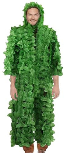 Camouflage Feuille - Adhésif Imprimé Feuille Camouflage Costume | Ghillie Vêtements, Chasse Costume, Extérieur Équipement Gilly Vêtements Hommes Chasse, Vie Photographie