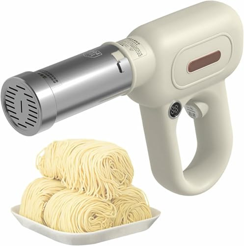 Máquina para hacer fideos, Máquina for hacer pasta casera con moldes, fácil de limpiar
