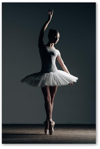 Postereck - 0872 - Ballerina, tutu, dans, balett, klassisk – Dans, Sport, Balett, Klassiskt, Väggkonst, Tryck - affisch - 3:2 91,0 cm x 61,0 cm