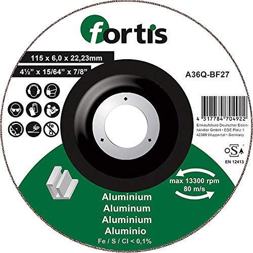 FORTIS Schruppscheibe ALU-NE 115 x 6,0mm