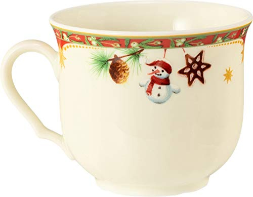 Seltmann 001.756785 Marie-Luise Kaffeeobertasse, 0.23L, Weihnachtsnostalgie