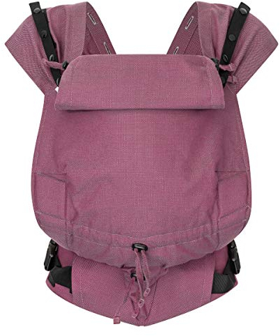 Hoppediz Babytrage Primeo, für Neugeborene ab Geburt, Bauchtrage, Rückentrage, 100% kbA-Baumwolle, Mallorca