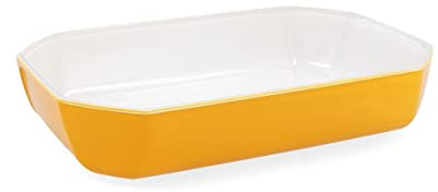 PYREX Colors Rechteckige Auflaufform, Gelb, 33 x 22 cm, 3,2 l