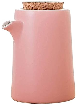 Dosificador de Aceite y Vinagre Dispensador de aceite y vinagre, botella de mesa, vinagrera o salsa de soja, condimento líquido for cena de cerámica Decoración de la cocina de la casa de campo ( Color