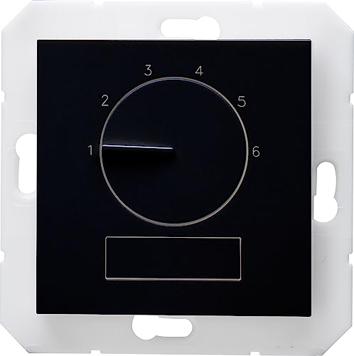 Kopp HK07 - elektronisches Raumthermostat Premium, Farbe: schwarz matt - (1 Stück)