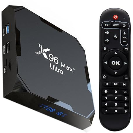 X96 Max+X4 Amlogic S905X4 Android 11.0 4G RAM 64G ROM Dual WiFi 2.4GHz/5GHz BT4.1 8K 100M