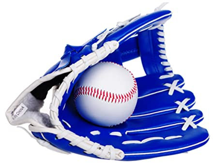 MOBUTOFU Baseball Gloves Thicken Pu Pvc Right Hand Training Glove for Boys and Girls Adults