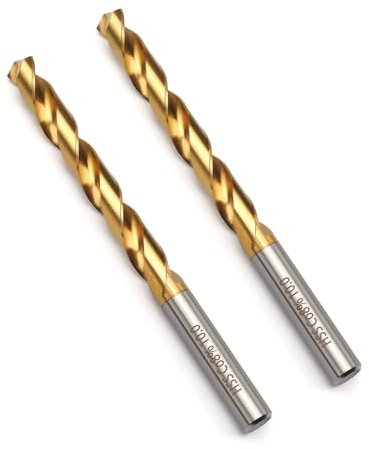 HSAWBIT BOX OF 2 x 10MM M42 HSS DRILL BIT SET/METAL DRILL BITS FOR HARD METALS/COBALT DRILL BITS FOR STAINLESS STEEL, CAST IRON, Copper