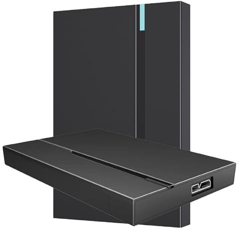 500GB Portable External Hard Drive – High-Speed USB 3.0 HDD for PC, Mac, PS4, Ultra-Slim 2.5 External Hard-Drives for Backup, Storage and Game Expansion Compatible with Windows & mac IOS