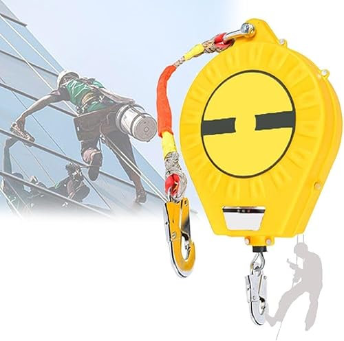 Dispositif de sécurité anti-chute portable avec double mécanisme de verrouillage pour toiture et travaux de construction