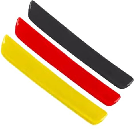 Adesivo Per La Griglia Del Radiatore | 3 Pezzi Griglia Auto Decorativi - Emblema Adesivo, Decorazione Veicolo per Esterni Autoveicoli e Personalizzazione Furgone