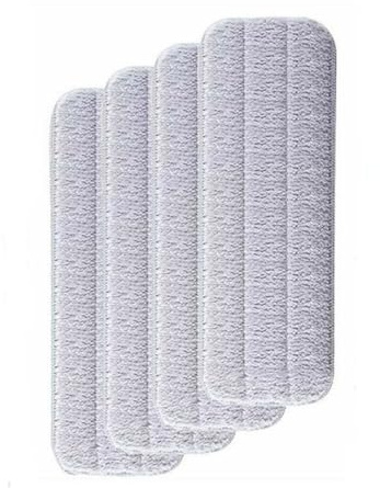 SHOOYIO Paño de microfibra de doble capa con textura para eliminar manchas difíciles, trapeadores de agua, piezas de trapo, accesorios de alta eficiencia, almohadillas de repuesto para fregona