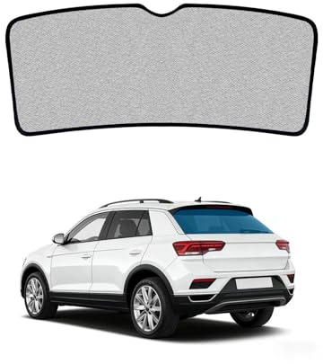 Pare-soleil de voiture pour VW T-ROC (2018-2024) - Pare-soleil respirant pour fenêtre arrière avec protection UV et chaleur - Brise-vue pour bébé, camping et voyage