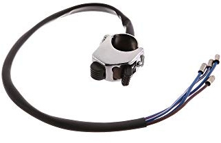 FEZ Abblendschalter alte Form mit Schelle (chrom) und Kabel für AWO-T/S, SR2
