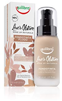 Equilibra Love's Nature Foundation, flüssig, Dunkelbeige