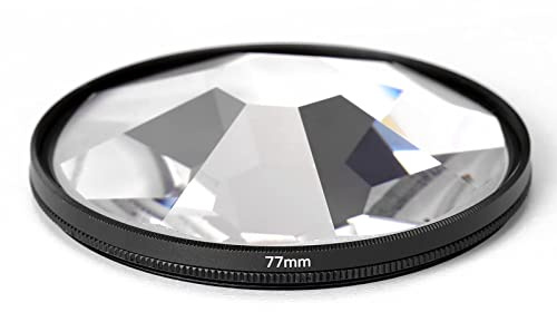 Zalati Kamerafilter 8-seitiges Kaleidoskop für Fotografie Vordergrundunschärfe Filmfotografie Requisiten Kamerazubehör – 77mm