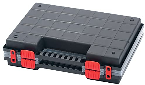 rg-vertrieb Sortimentskasten Werkzeugkiste Organizer Doppelte Sortierbox Duo Kleinteilemagazin Sortierkasten Werkzeugbox (DUO40-399 x 303 x 100 mm)